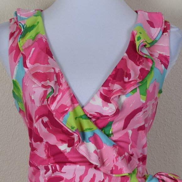Lilly Pulitzer First Impressions Hayden Wrap Dress S - Picture 2 of 10